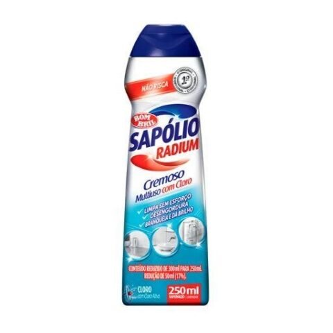 Saponaceo Sapolio Radium Cremoso Cloro 250ml