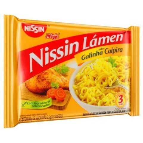 Macarrao Nissin Lamen 85g Galinha Caipira
