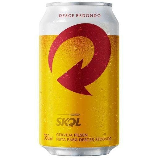 Cerveja Skol Pilsen Lata 350 Ml