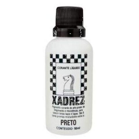 Corante Xadrez Liquido Preto 50ml