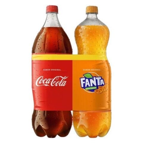Kit Coca Cola 2l + Fanta Laranja 2l