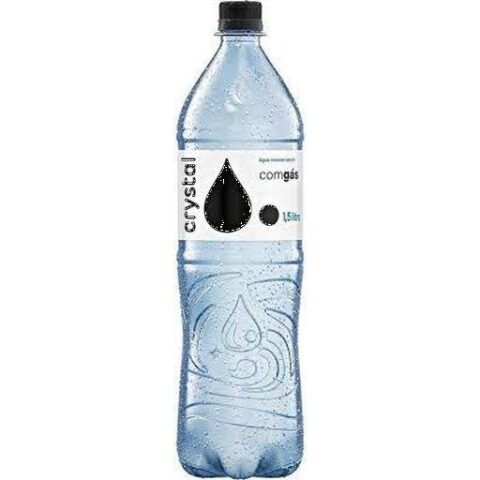 Agua Crystal Com Gas Pet 1,5 L