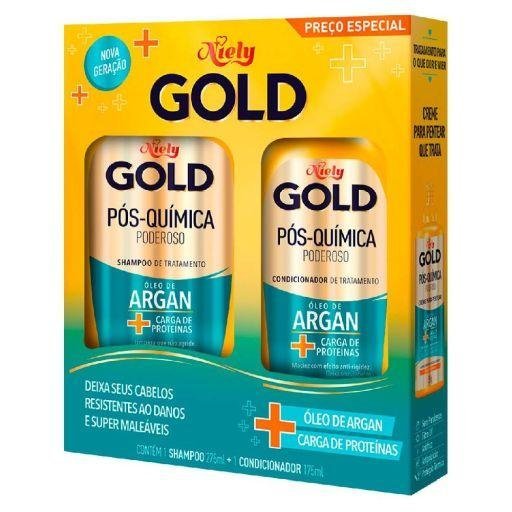 Sh+cond Niely Gold Kit Pos Quimica 2 Un