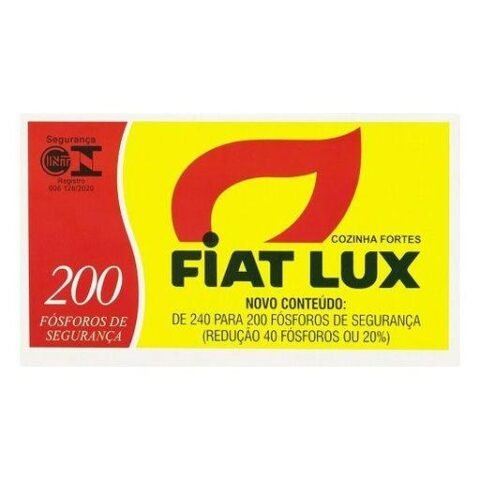 Fosforos Fiat Lux 200 Un