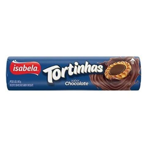 Biscoito Isabela Recheado Tortinhas Chocolate 140g
