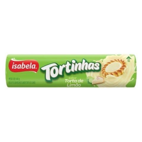 Biscoito Isabela Recheado Tortinhas Limao 140g
