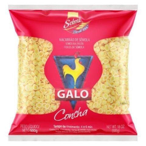 Macarrao Galo Semola Concha 500g