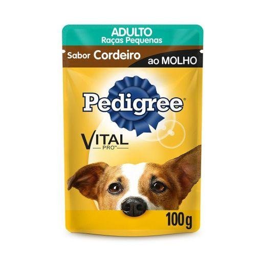 Racao Caes Pedigree Pouch Cordeiro Ao Molho 100 G