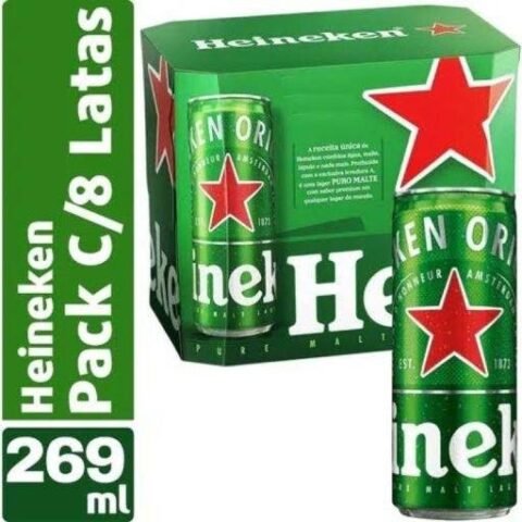 Cerveja Heineken Premium Lata 269ml