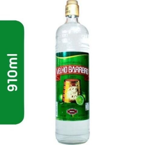 Aguardente Velho Barreiro Limao 910 Ml
