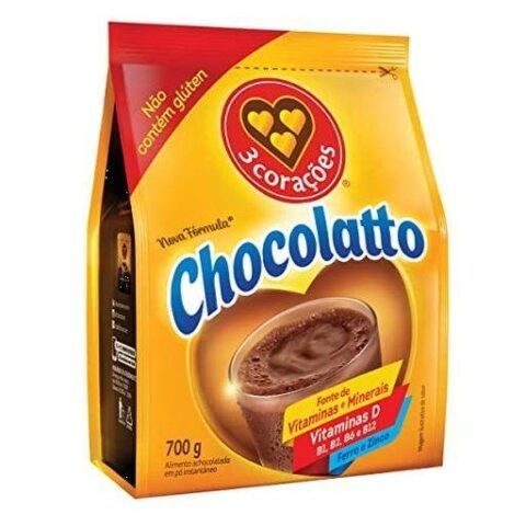 Achocolatado 3 Coracoes Chocolatto 700g Refil
