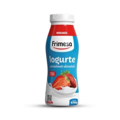 Iogurte Frimesa Morango Garrafa 170g