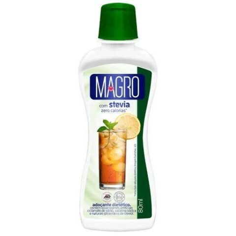Adocante Magro Com Stevia 80 Ml