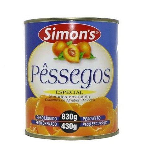 Frutas Em Calda Simons Pessego 430 G