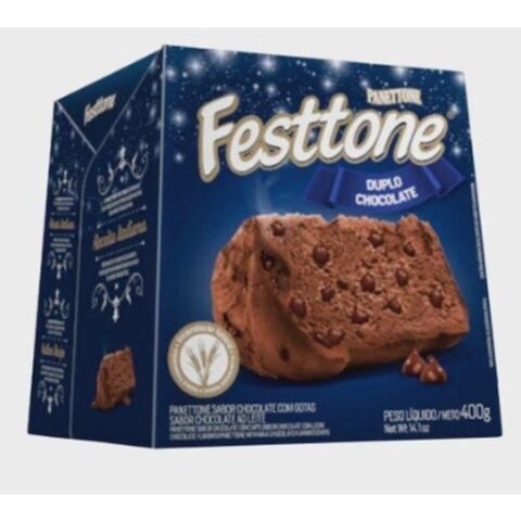 Panettone Festtones Duplo Choc 400g