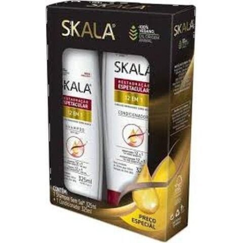 Kit Skala Shampoo+condicionador 12 Em 1 650ml