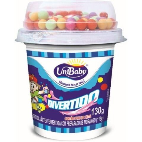 Bebida Lactea Unibaby Divertido Flocos Arroz Colorido 130g