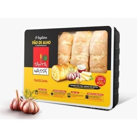 Pao De Alho Santa Massa 400g Tradicional