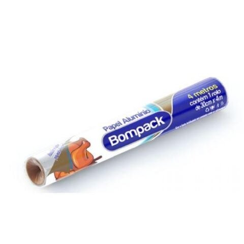 Papel Aluminio Bompack 30x4 Mt